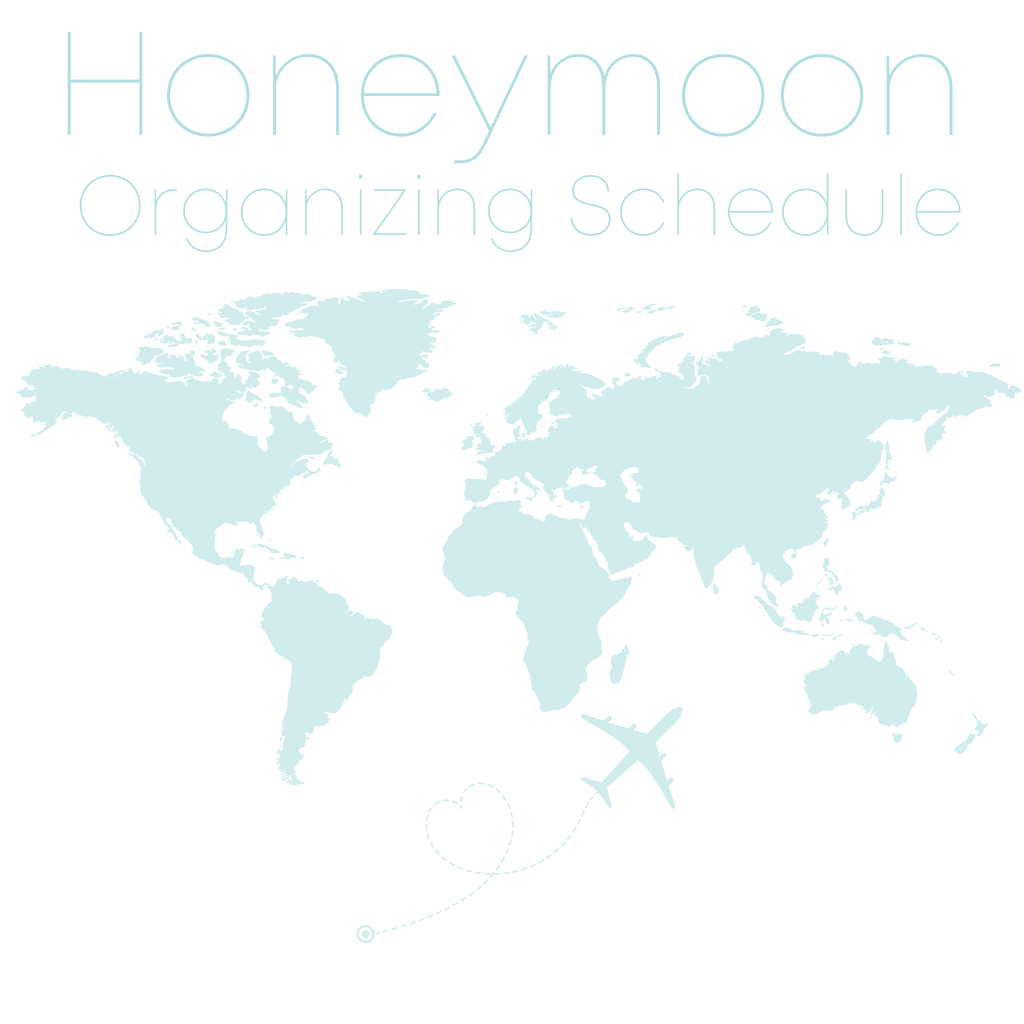 Honeymoon Organizing Schedule