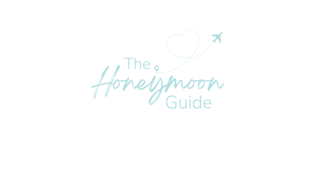 green text on white background with text that reads the honeymoon guide